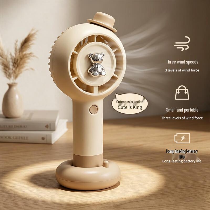 Oliwen Portable USB Rechargeable Mini Desk Fan
