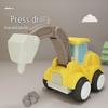 Children's Inertia Construction Vehicle: Small Excavator Model Toy