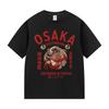 Lustiger Humor Osaka Dotonbori Grafik T-Shirt 90er Japanisch Betrunkener Oktopus Kurzarm T-Shirt Unisex Mode Harajuku T-Shirts