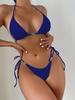 Spot new bikini neck strap love metal ring sexy women's swimsuit beach explosion
