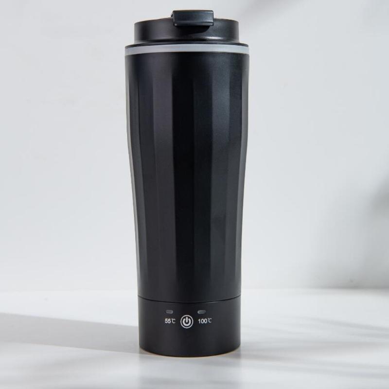 Intelligent Temperature Control Vehicle Heating Cup 500ml Stainless Steel Insulated Mug For Commuting Camping Office Use