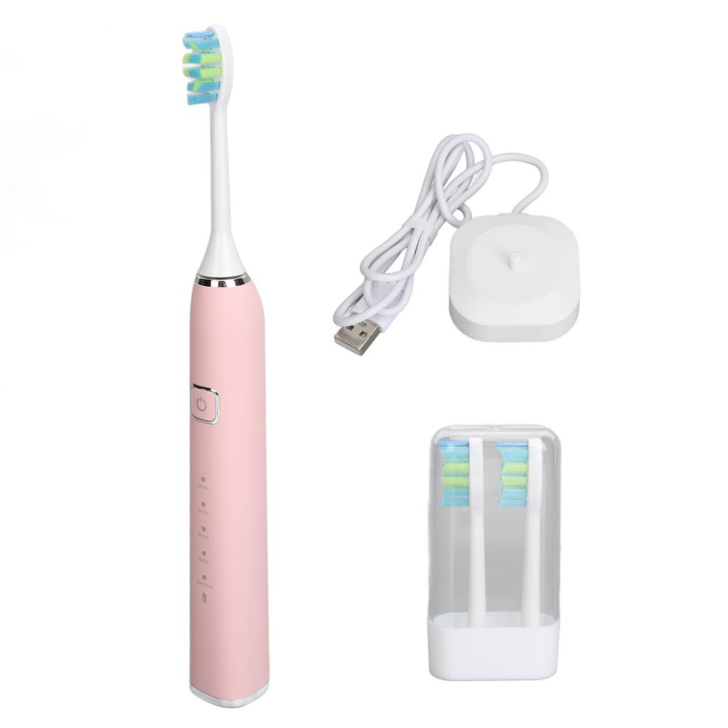 Electric Tooth Brush 5 Modes IPX7 Waterproof Charging Base 1200mAh Smart Toothbrush with Brushhead