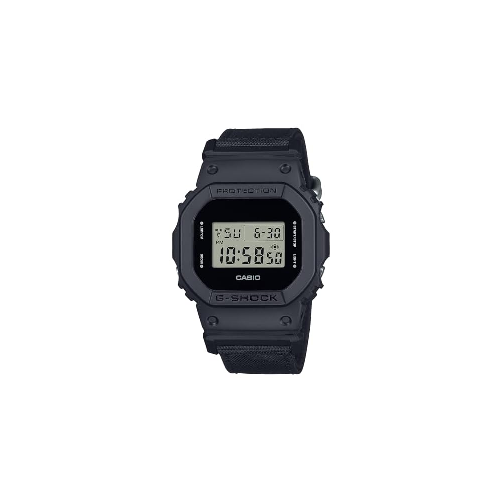 Casio DW-5600BCE Digital Watch Black Resin Strap Water Resistant LED Display