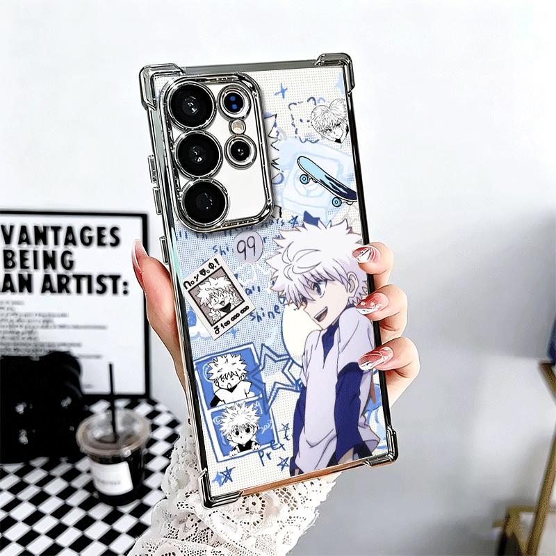 Hunter X-Hunters Killua Soft Phone Case For Samsung Galaxy S26 Ultra S25 Edge S24 FE S23 Plus S22 S21 + S20 Plating Anti-Fall Fu