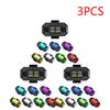 10-1PCS Motorcycle LED Anti Collision Warning Light Bike Aircraft Night Turn Signal Light 7 Color Drone Car Strobe Light Indicat