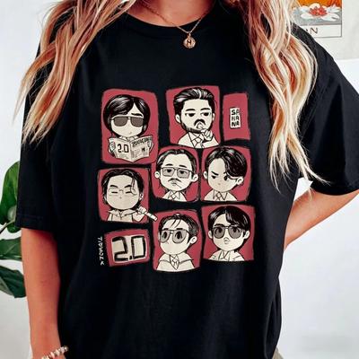 Unisex BTS 2.0 Arirang World Tour Graphic T-shirt, Summer Cotton Crew Neck Casual Tee, Fan Gift Apparel T-shirts