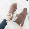 Autumn and winter new retro heightening thick-soled snow boots women's velvet thickened warm middle-aged mother shoes