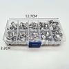 354-Piece Punk Rivet Set: Conical Leather Decoration Studs with Tool