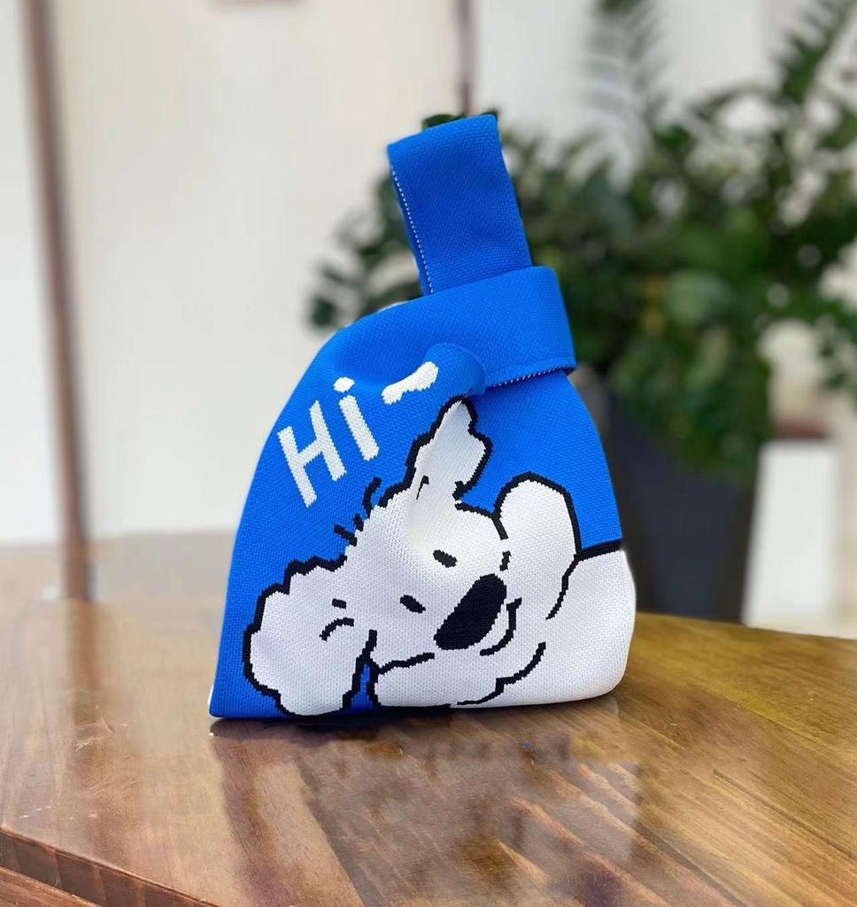 Chic Portable Knitted Handbag - Xiaohongshu Recommended Cute Style