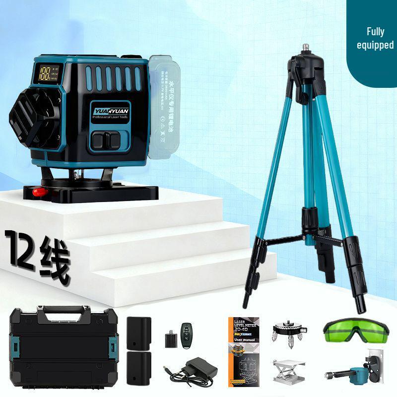 Cross New 16-Line Multifunctional Rotating Laser Level with Infrared Technology