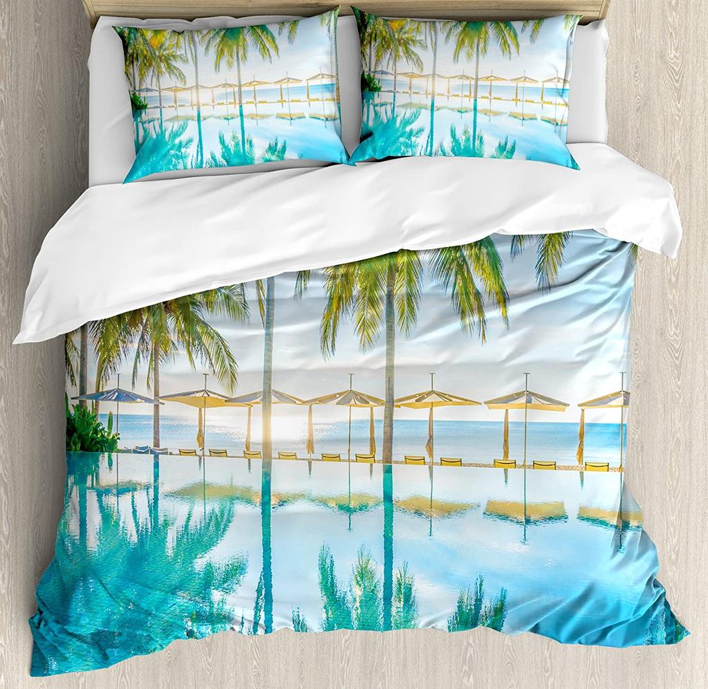 Explore Bedding Set Comforter Duvet Cover Pillow Shams Caravan Camping With Barbeque And Surf Board Bedding Cover Double Bed Set