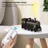 Mini Train Shape Air Humidifier with Remote Control & LED Lamp Essential Oil Diffuser 2 Spray Mode Aroma Difusor for Home Office