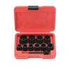 11-Piece Nut Twister Set, Nut Socket Set, Nut Remover, Twist Socket, Stripped Bolt, Screw Bolt Box, Tool Box, Replacement DIY Tool