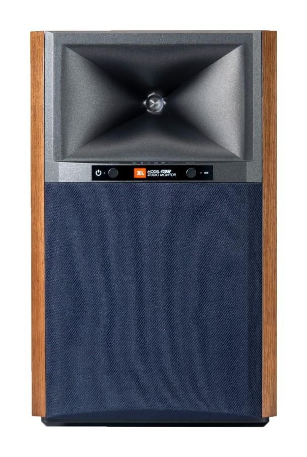 JBL 4305P Valnøtt Aktive monitorer 2 x 150 W, DAC, strømming, MQA, BT, AirPlay + STATIV GRATIS, JBL by HARMAN