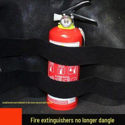 Suport curea velcro pentru stingătorul de incendiu din portbagajul mașinii