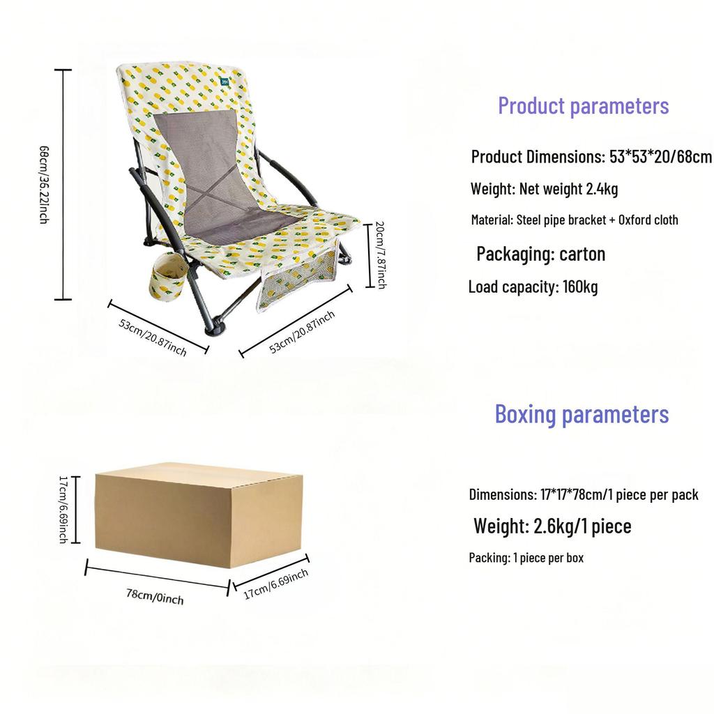 Portable Folding Outdoor Sunbathing Lounger Chair