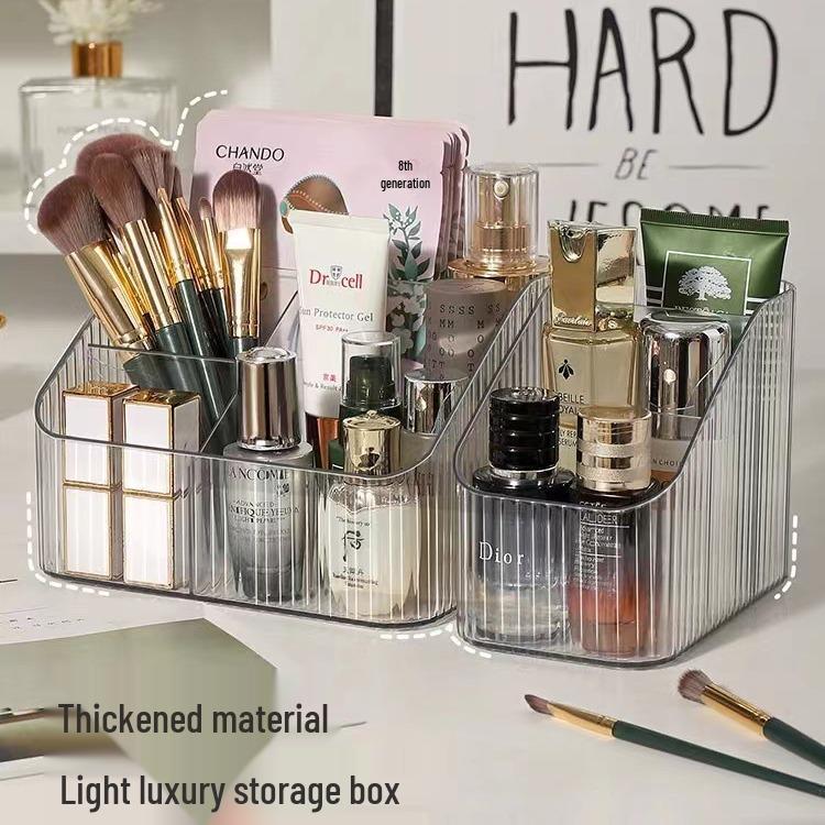 Luxury Transparent Acrylic Makeup Organizer for Dressing Table