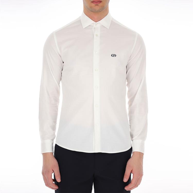EMPORIO ARMANI SS22 Shirt Men's White 3L1CD4-1NBNZ-0180
