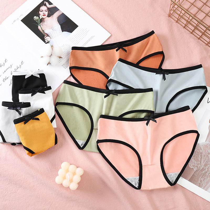 

Трусики, женское нижнее белье с низкой талией, дышащие трусы, однотонные бесшовные мягкие женские трусы