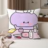 Cartoon A-Asamimichan Cute Pillow Case Suitable For Bedrooms Living Rooms Cars Home Decoration