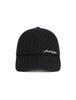 YESEYESEE Pinstripe Ball Cap Black