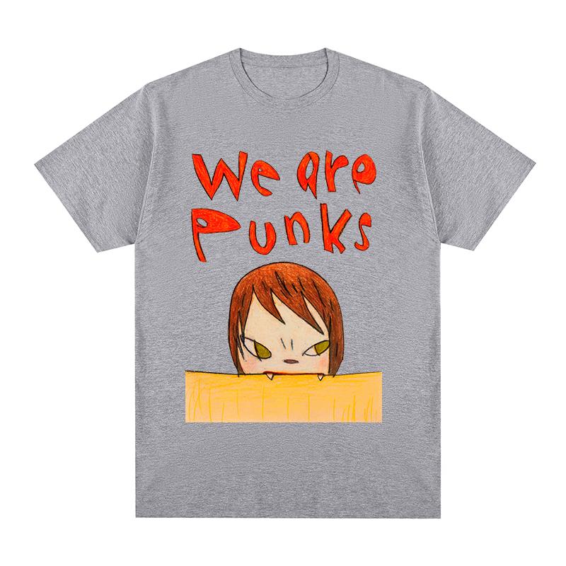 Yoshitomo Nara we are punks t-shirt Baumwolle Herren T-Shirt Neues TEE TSHIRT Damen Oberteile