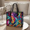 Colorful Printed Tote Bag Trendy Fashion Shoulder Bag for Outdoor Daily Use