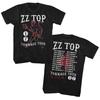 ZZ Top Tonnage Tour 17 Black Adult T-Shirt