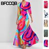 Women's Fashion Summer Spring V-Neck 3/4 Sleeves Casual Dresses