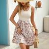 Spring Summer Elegant Color Block Sleeveless Dress Original Design Casual Women's Dress for Foreign Trade
