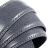 Gray Golf Plus No Genuine Men's Belt, Size, Holes, Casual, Leather, Stylish, Auto-Lock, Stepless, Large, Thick, Long, 35mm, 130cm, Gray, MBS-481gy-GY