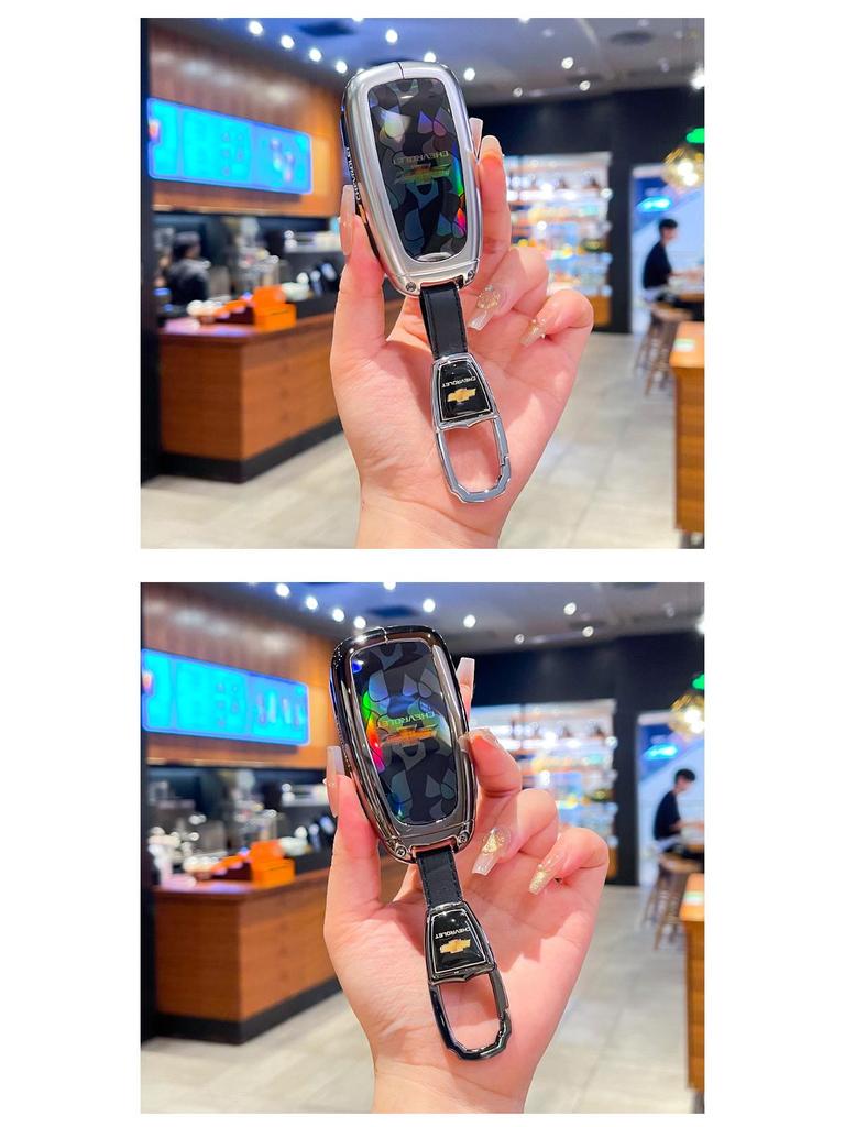 Compatible Key Cover for Chevrolet Malibu XL, Orlando, Cruze, Trax, Trailblazer - Full Coverage Shell