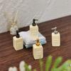 1:12 Scale Mini Lotion Dispenser Miniature Dollhouse Bathroom Accessories Resin Tiny Soap Bottle for DIY Micro Scene Decor