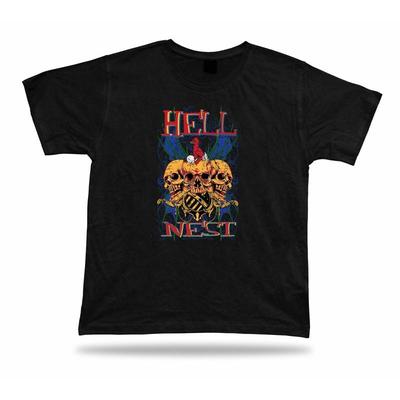 Tshirt Tee Shirt Birthday Gift Idea Hell Nest Skull Evil Wing Bird Emblam Chick