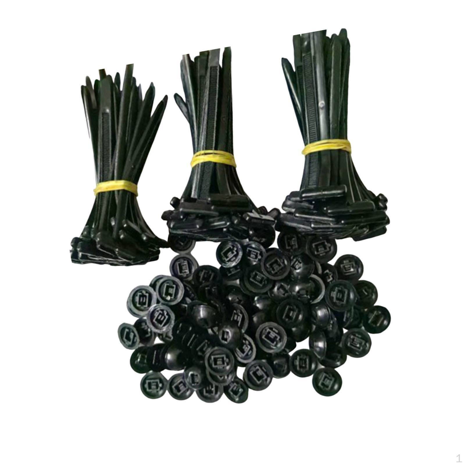 

Cable Tie Clips for Mudguard And Panel Fastening in Vehicles 100PCS