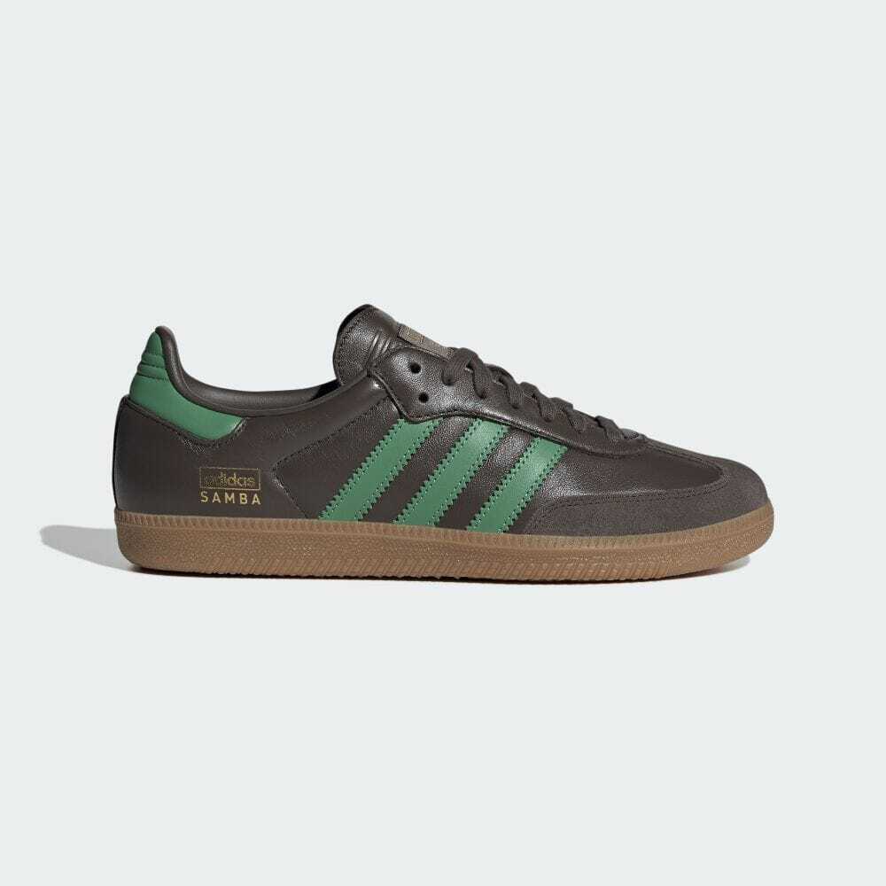 IG6175 Adidas Originals Samba OG Shadow Olive Preloved Green Gum (Men's)