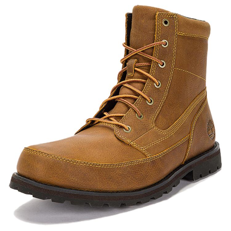 Timberland Waterproof Durable Comfortable Versatile Short Boots Men boots Wheat A5YQSW