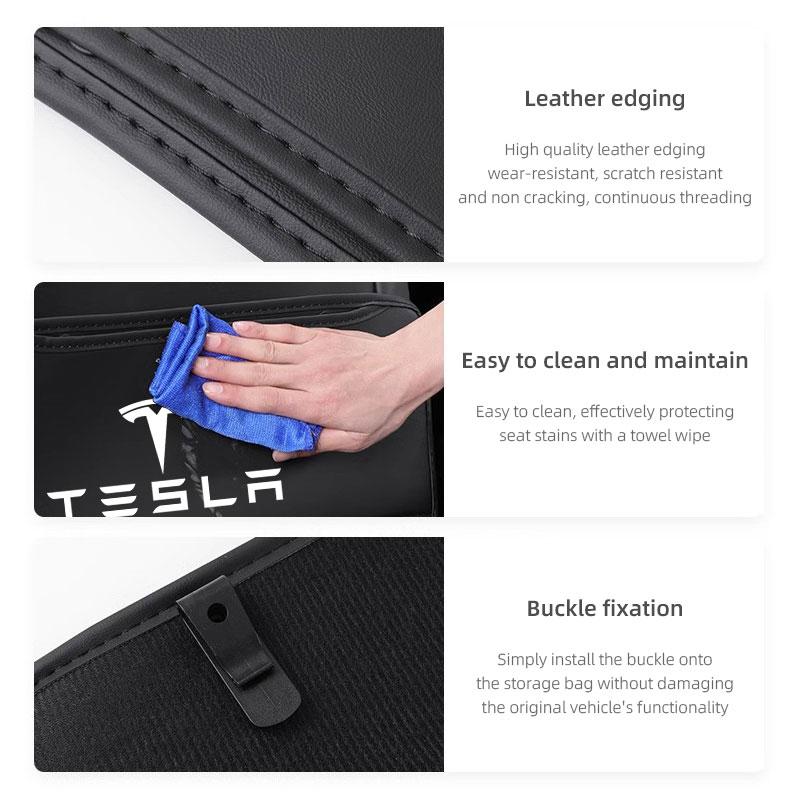 Car Seat Back Protector Anti-Kick Wear Resistant Dirty Accessories For Tesla Model 3 Highland 2023 Model S Model X Model Y
