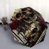 1pc "Blood and Roses" Outdoor Umbrella - Automatic Opening/Closing, Portable 3-Fold Design with Iron Frame - Perfect Gift for Fans, Travelers, Everyda