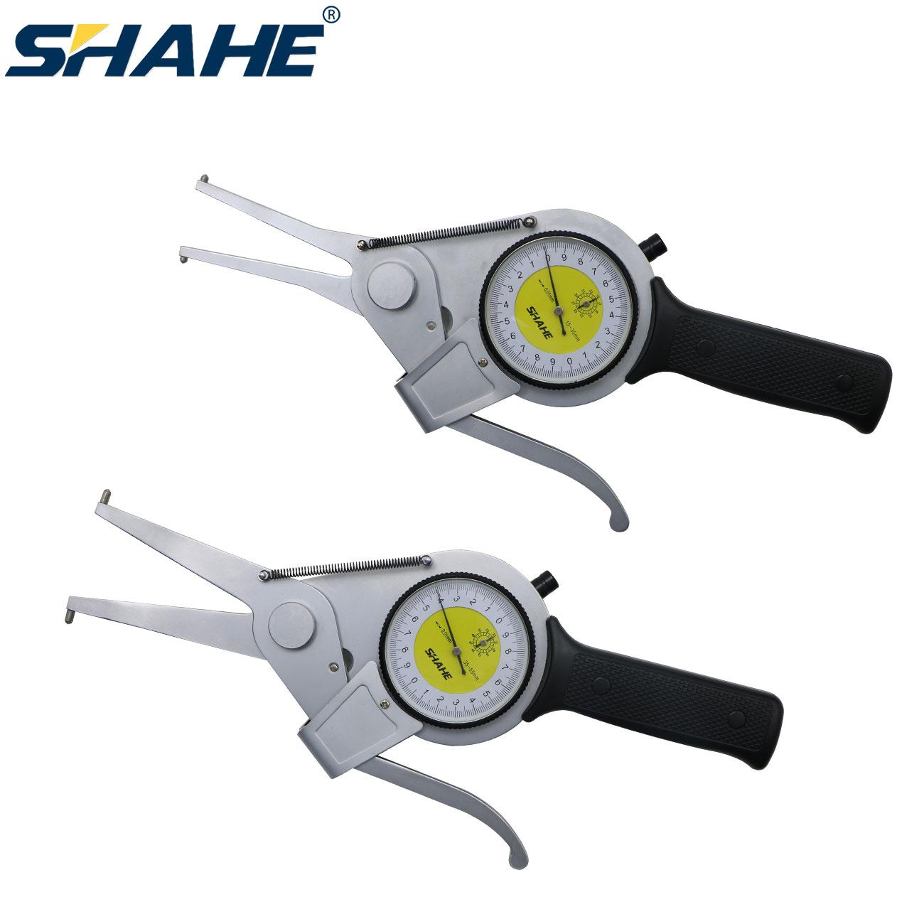 Shahe Inside Thickness Gauge 15-35/35-55 mm 0.01 mm Leather Thickness Gauge Glass Thickness Gauge Measuring Tool Inside 15-35mm