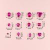 50pcs/set Water Drop Round Multi-shapes Claw Drill Pointedback Diamonds for Wedding Dresses Shoes Mixed Accessories