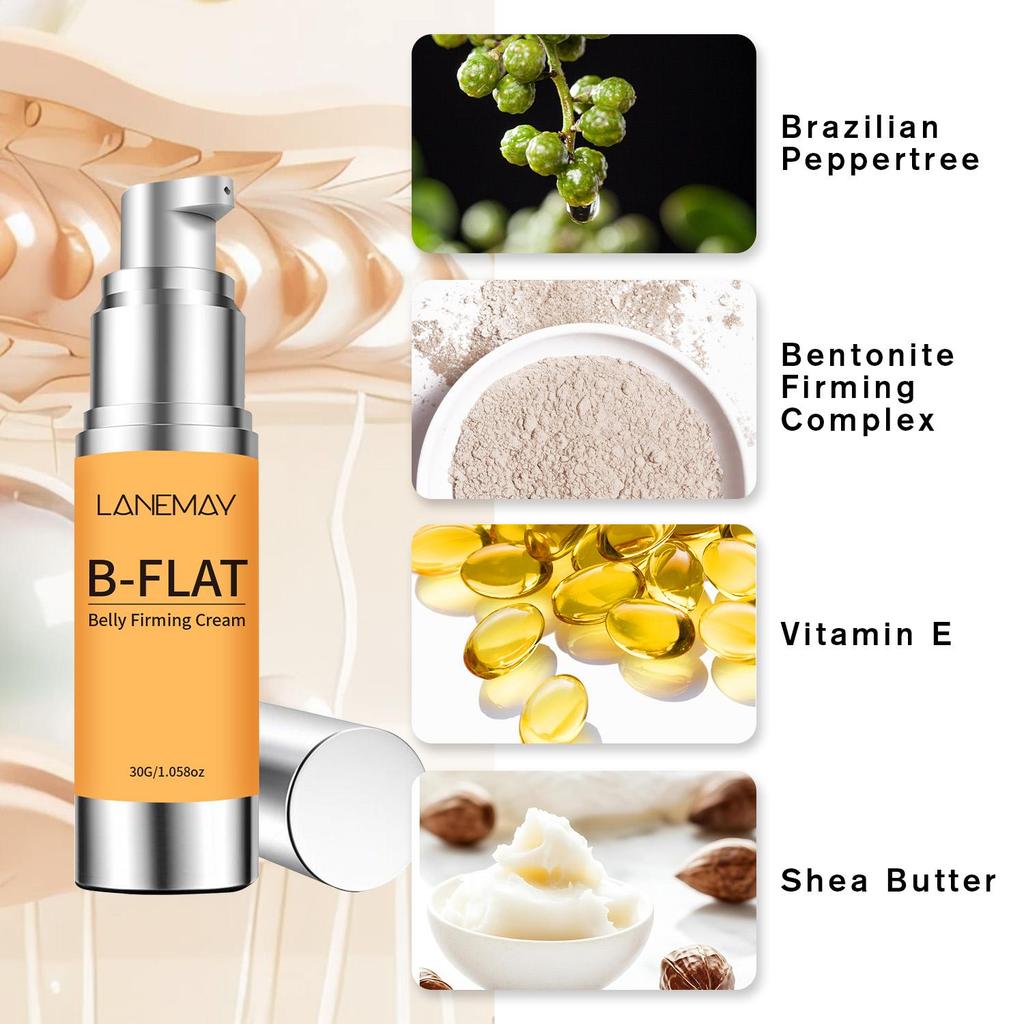 Belly Firming Cream-Hydrate and nourish-Strengthen skin barrier,Improve skin elasticity-Suitable for all Skin Types, 30ml