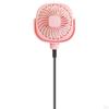 Clip On Fan Personal Quiet Portable Cooling Rechargeable USB Mini 3 Speeds for Car
