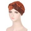 Multicolor Lurex Stitch Milk Silk Braid Headscarf Hat