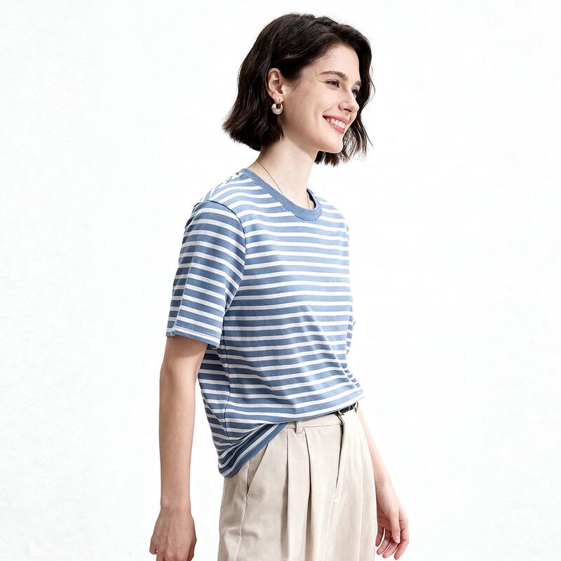 ENC Striped Short Sleeve T-Shirt