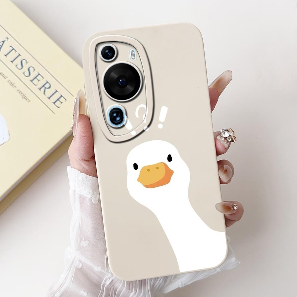 Cartoon Fashion Back Shell For Huawei P60 / P60Pro / P60Art Phone Bumper Case Soft Silicone Dragon Astronaut Funda HuaweiP60 Bag