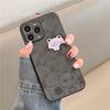 Cute Laser Bear Cartoon Phone Case For Iphone 13 14 12 11 Pro Max Xs Xr X Pu Leather Shockproof Protective Back Cover