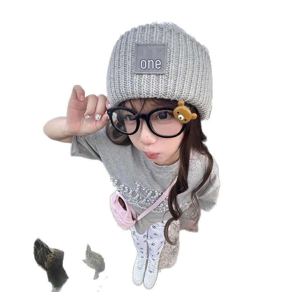 Damen Retro Baumwoll-T-Shirt mit schwarzen Perlen, Sommerkollektion 2025