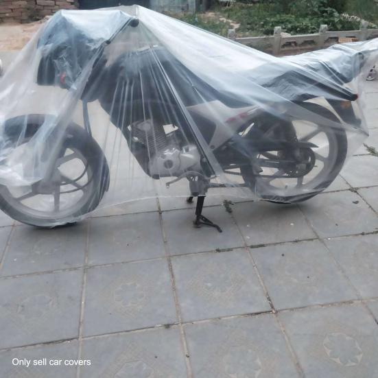 Motorcycle Dust Cover Bicycle Dust-proof Portable Transparent Wear-resistant Waterproof Cover Motorbike Accessories
