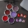 Hexagonal Bottled Magic Mirror Powder Set Mirror Effect Nail Glitter Decorative Fine Powder